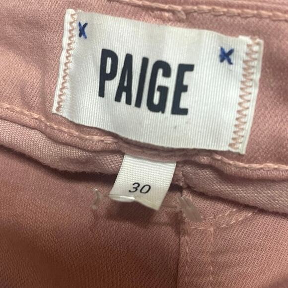 Paige Verdugo Ankle Women's Pink Skinny Leg Low Waist Trousers Pants Size 30 - Picture 4 of 5